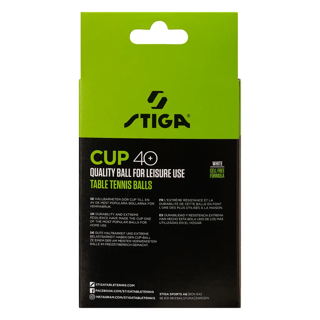 М'ячі для настільного тенісу Stiga Cup ABS 12 шт (1110-2510-12) - фото 3