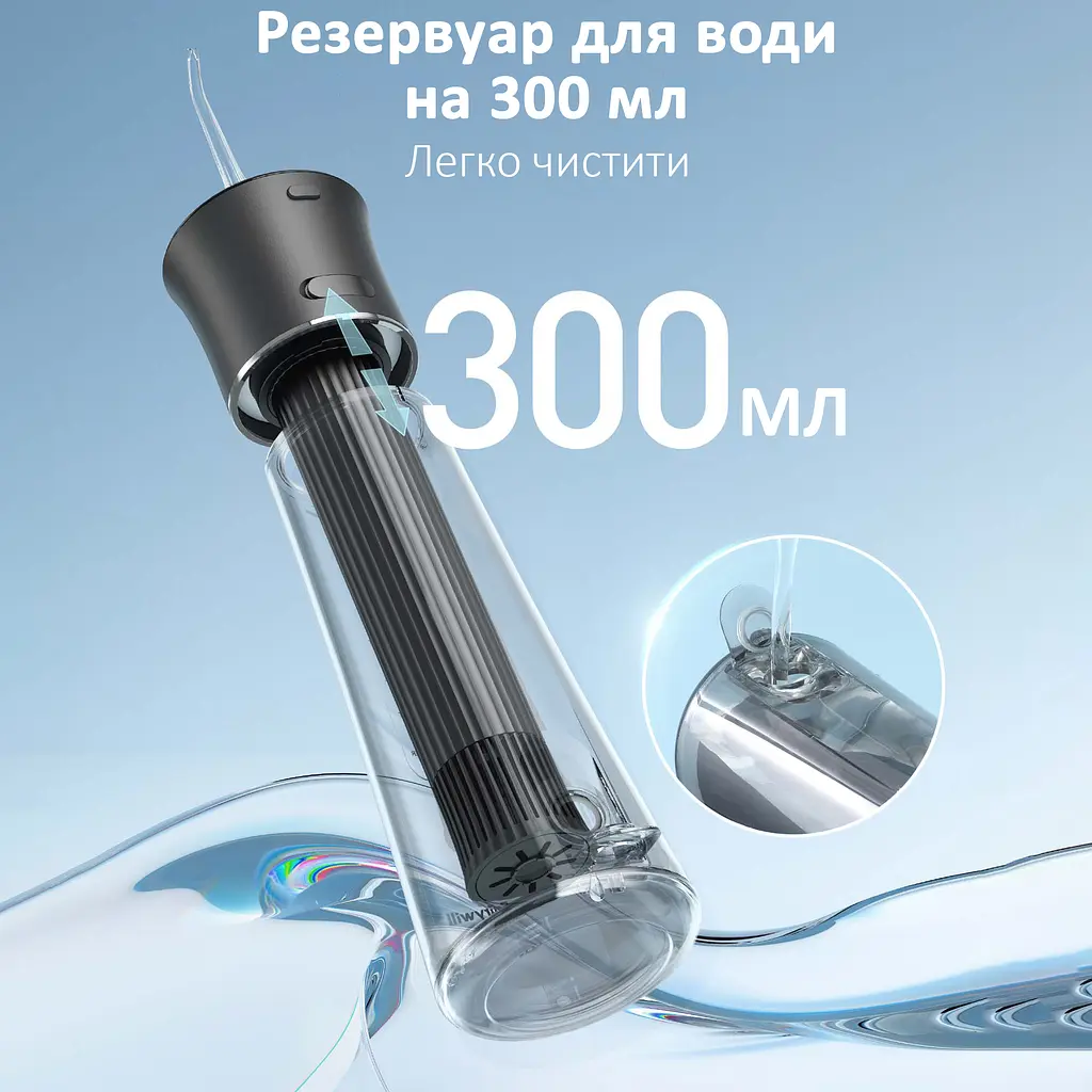 Іригатор FairyWill F30 Black - фото 4