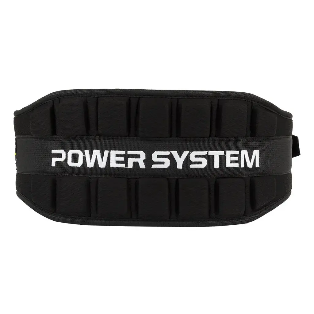 Пояс для важкої атлетики Power System PS-3230, чорний/червоний - L - фото 2