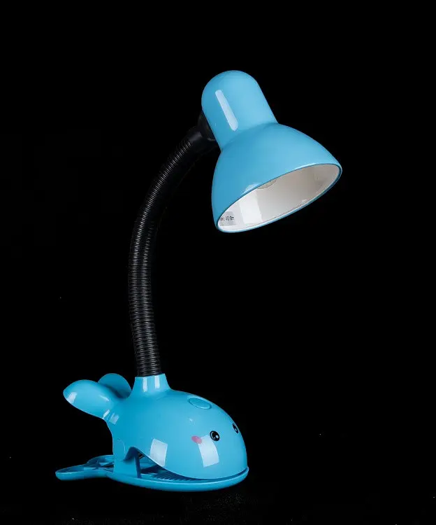 Настільна лампа офісна Splendid Ray NSM-990, E27, 40W, блакитна/чорна, регульована висота, сучасний стиль - фото 2