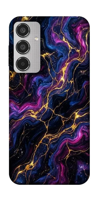 TPU чохол Demsky Purple space marble для Samsung Galaxy M35 5G
