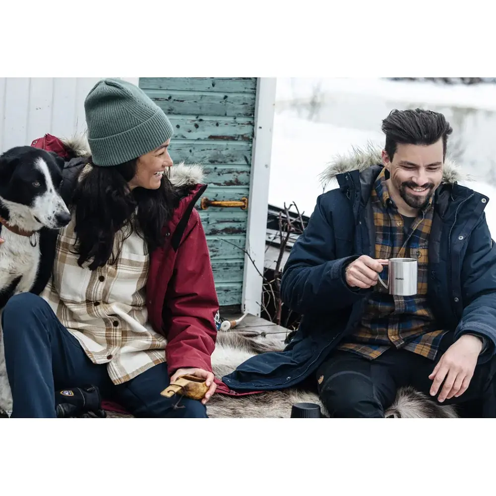 Сорочка Fjallraven Singi Heavy Flannel Shirt XXL Dark Navy/Buckwheat Brown - фото 3