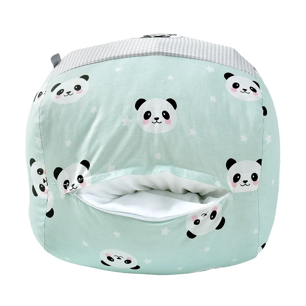 Подушка для годування Papaella Mini Панда, 28х30 см, м'ята (8-31999) - фото 8
