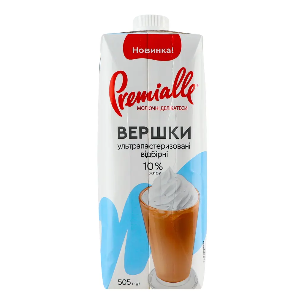 Сливки Premialle Отборные ультрапастеризованные 10% жира 505 г - фото 4