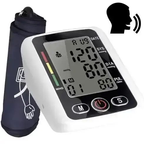 Тонометр на руку Electronic Blood Pressure Monitor (БІЛИЙ) (LY-86) - фото 2