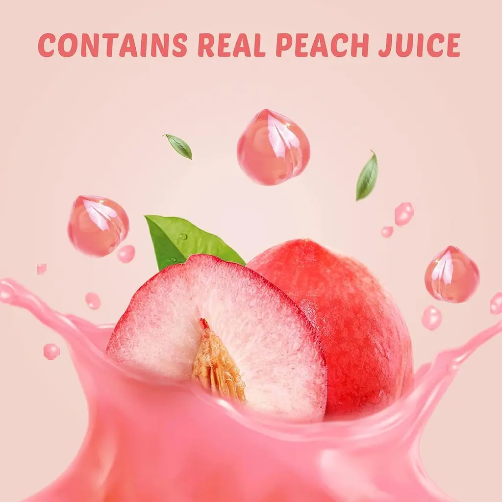 Желейні цукерки Amos 4D Fruit Gummy Peach Burst 65г - фото 3
