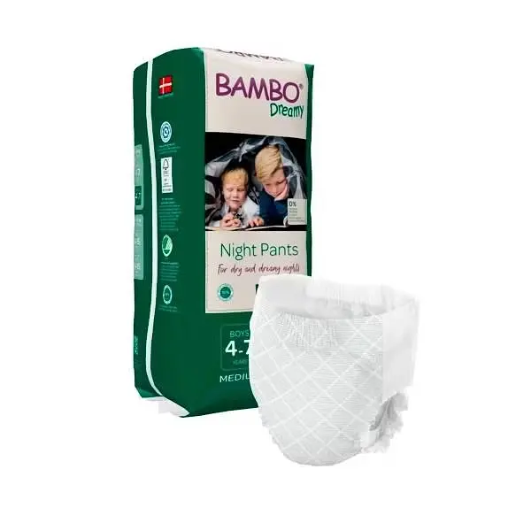 Нічні ЕКО підгузки-трусики для хлопчиків Bambo Dreamy Night Pants (15-35 кг), 4-7 років. Bambo Nature (18875) - фото 6