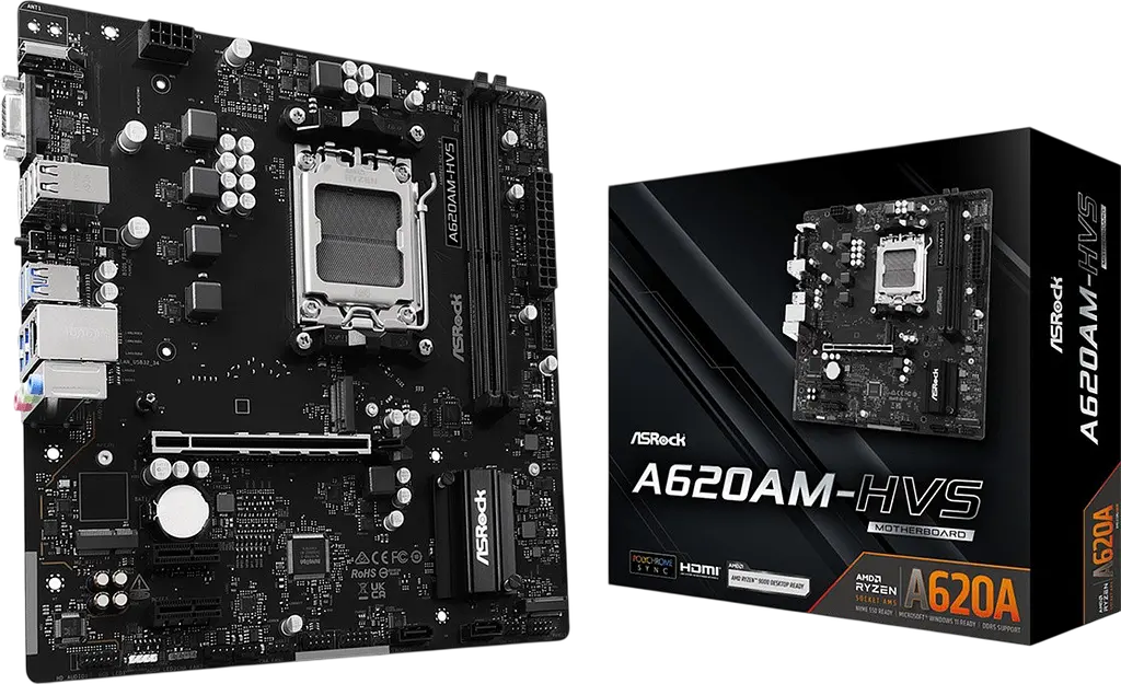 Материнська плата ASRock A620AM-HVS Socket AM5 - фото 4