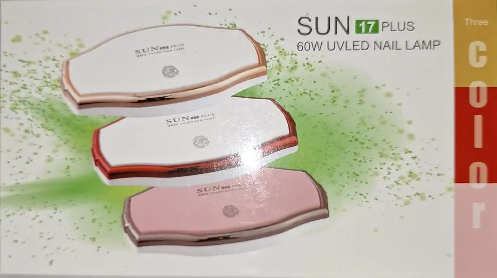 Мини UV/LED лампа Sun 17 Plus для сушки ногтей на USB сложная сенсорная для маникюра и педикюра 60 Вт Розовый - фото 4
