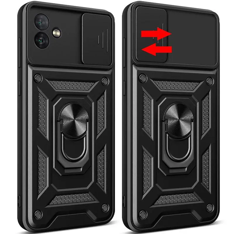 Чохол Ummi Camshield Serge Ring для Samsung Galaxy A05 Чорний/Black - фото 2