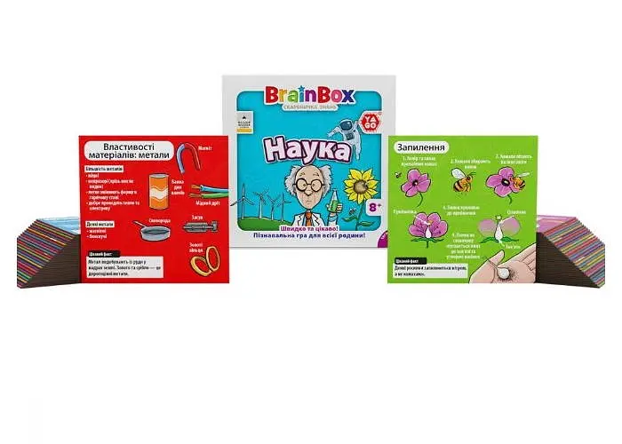 Настольная игра YaGo BrainBox Наука (укр.) (BZZBRSC01UA) - фото 4