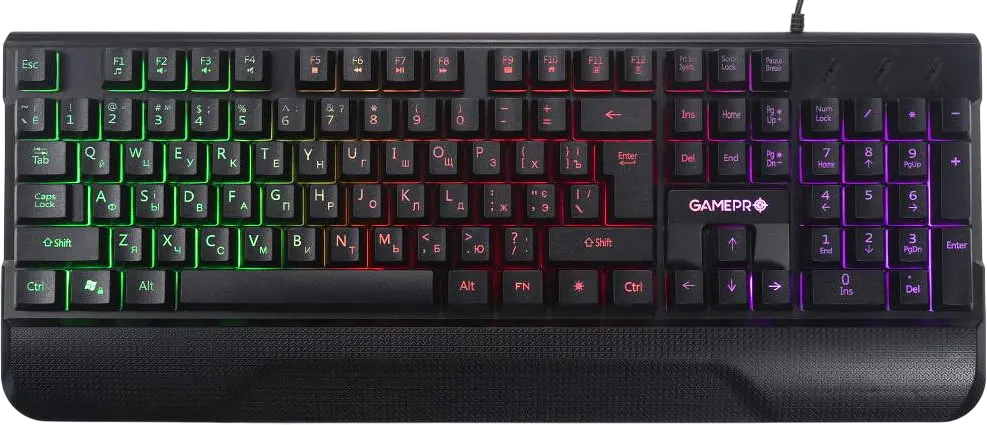 Клавіатура GamePro Headshot GK398 RGB Black - фото 2