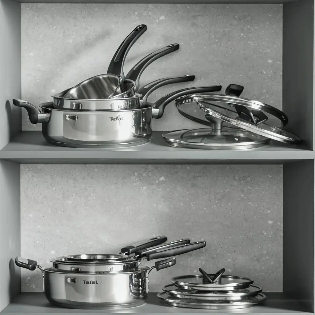 Сотейник Tefal Excellence+ с крышкой 26 см черный (E3337145) - фото 3