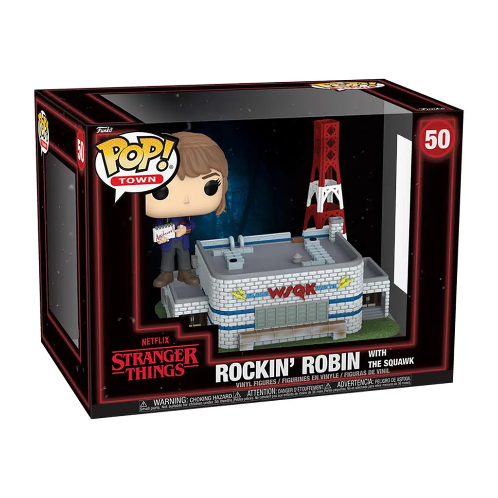 Набір ігрових фігурок FUNKO POP! Town серії "Дивні дива" – РОБІН З РАДІОСТАНЦІЄЮ WSQK Funko 86620 - фото 4