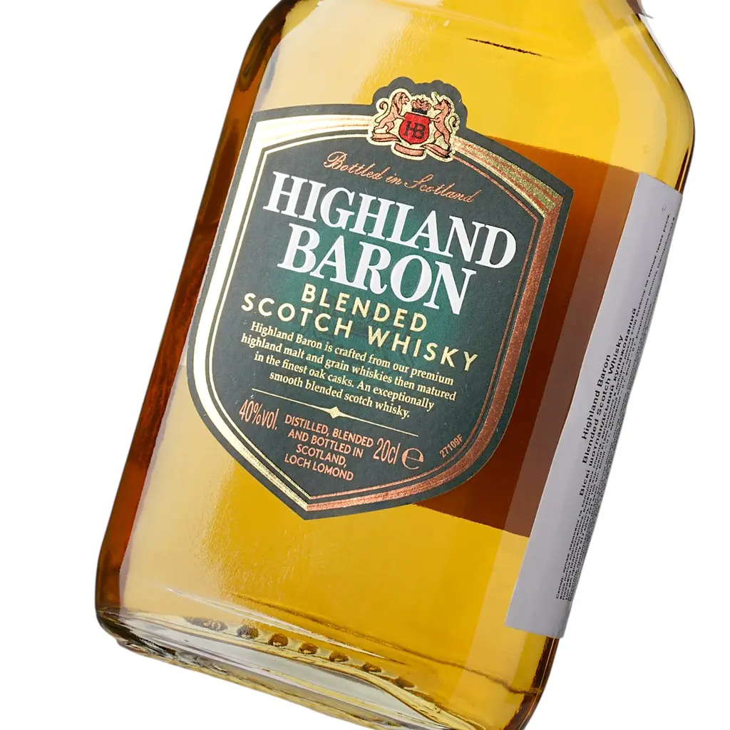 Віскі Highiland Baron Blended Scotch 40% 0.2 л - фото 5