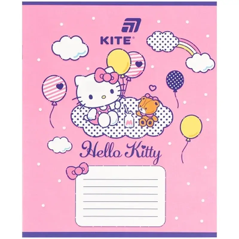 Зошит Kite Hello Kitty, 12 аркушів, коса лінія (HK26-235-2) - фото 8