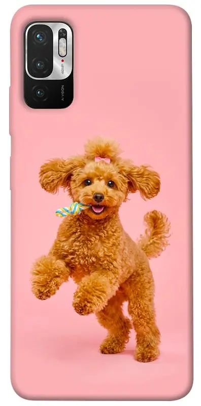 TPU чохол Demsky Happy poodle для Xiaomi Redmi Note 10 5G