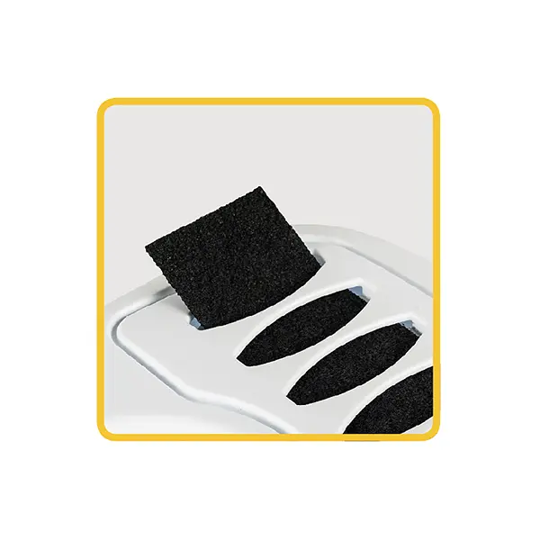 Туалет для котів Stefanplast Cathy Easy Clean з фільтром 56х40х40 см білий/синій (98649) - фото 3