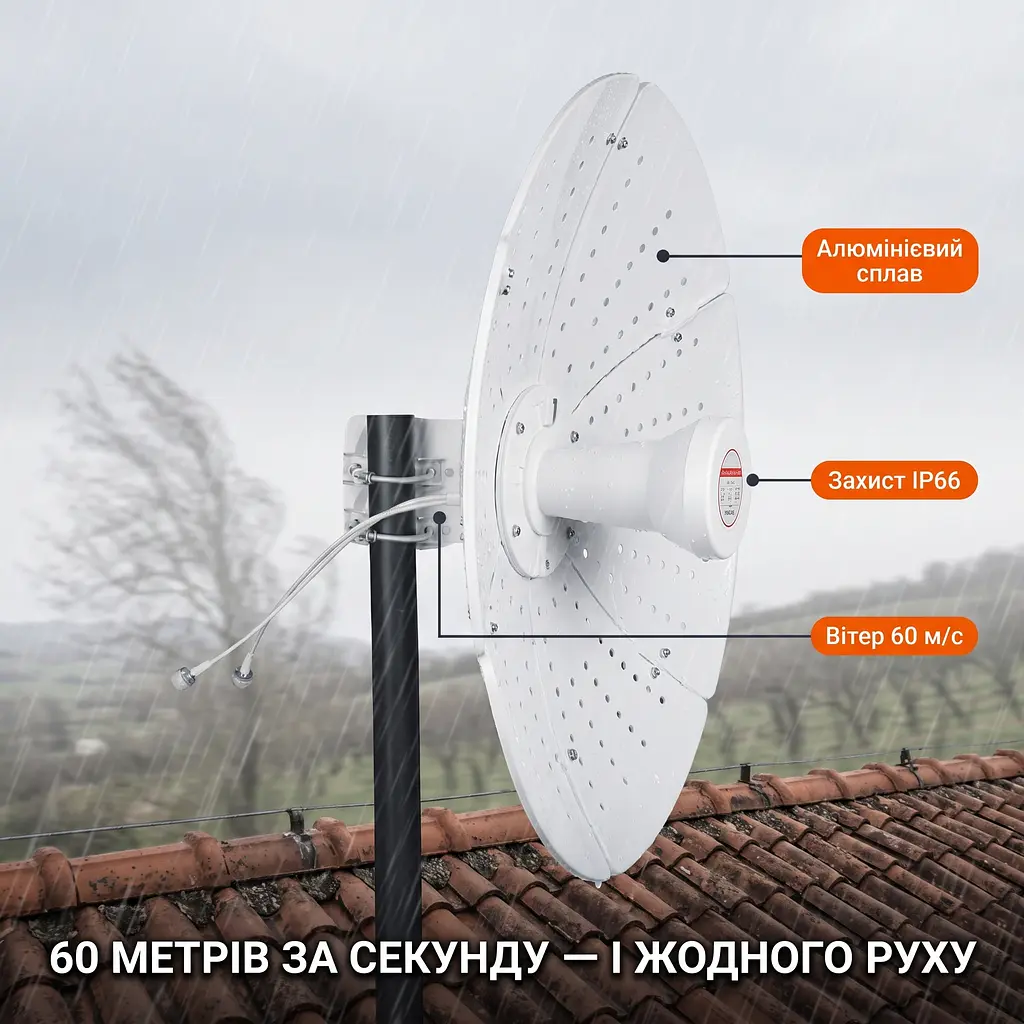 Антена параболічна 4G 5G MIMO SUNCOMM AN-Q26 22 дБі 1710-4200 МГц вулична спрямована - фото 9