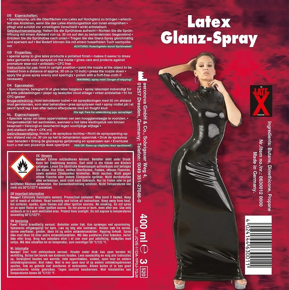 Спрей для ухода за латексом LateX Glanz-Spray 400 мл - фото 4