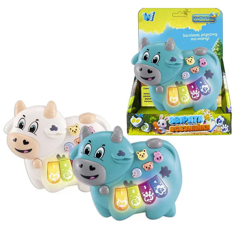 Піаніно Корівка WToys, озвучене українською мовою, інтерактивний (В асортименті) - фото 2