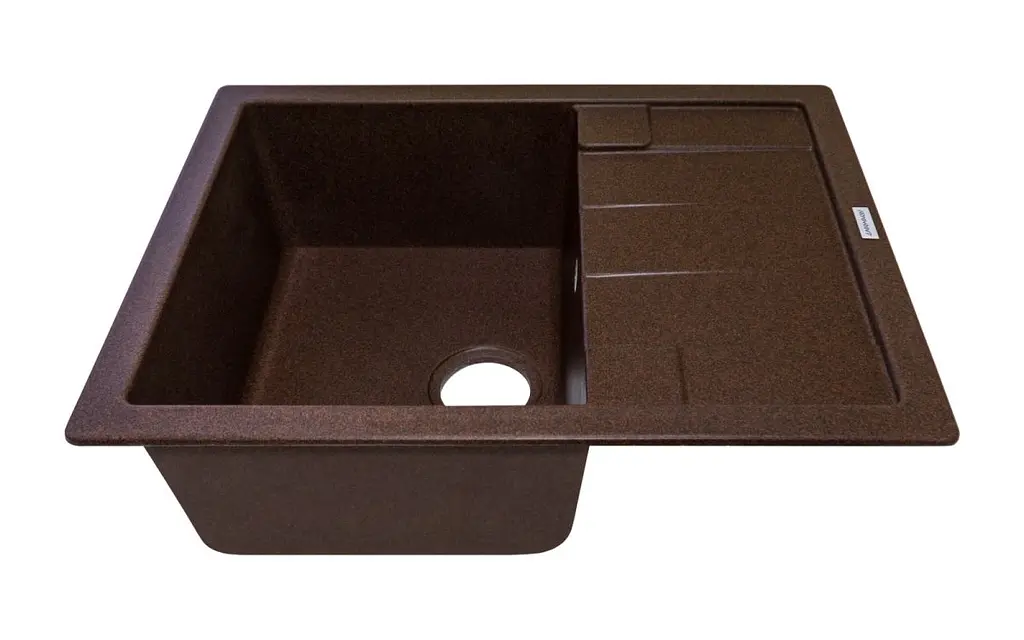 Кухонна мийка Adamant ANILA mokko 645x495x200 мм, з крилом 64,5 см - фото 2