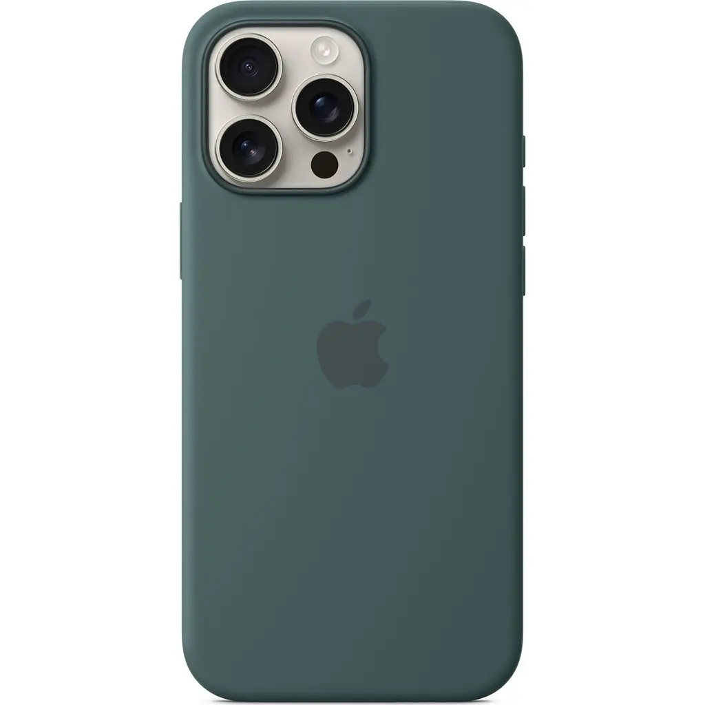 Чохол Apple Silicone Case with MagSafe для iPhone 16 Pro Max Lake Green (MA7V4ZM/A) [116160] - фото 2