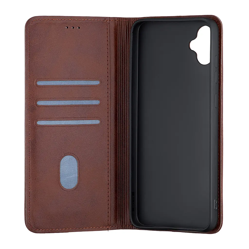 Чохол-книжка Premium Samsung A05 (A055) Dark Brown - фото 2