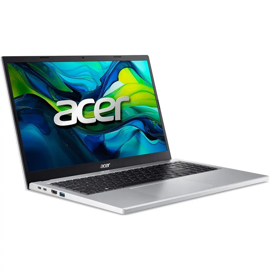 Ноутбук Acer 15 Aspire Go AG15-32P 15.6" FHD IPS, Intel C N150, 8GB, F512GB, UMA, Lin, сриблястий (NX.J8XEU.003) - фото 3