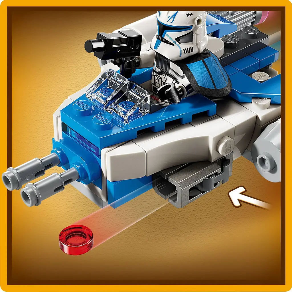 Конструктор LEGO Star Wars Мікровинищувач Y-Wing Капітана Рекса 99 деталей (75391) - фото 9
