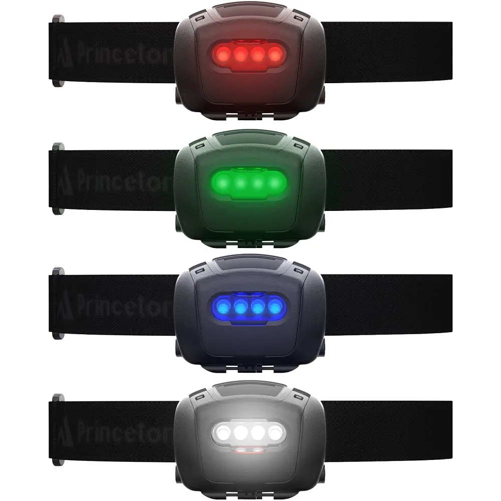 Фонарь налобный Princeton Tec Quad Tactical 78 lm Black - фото 4