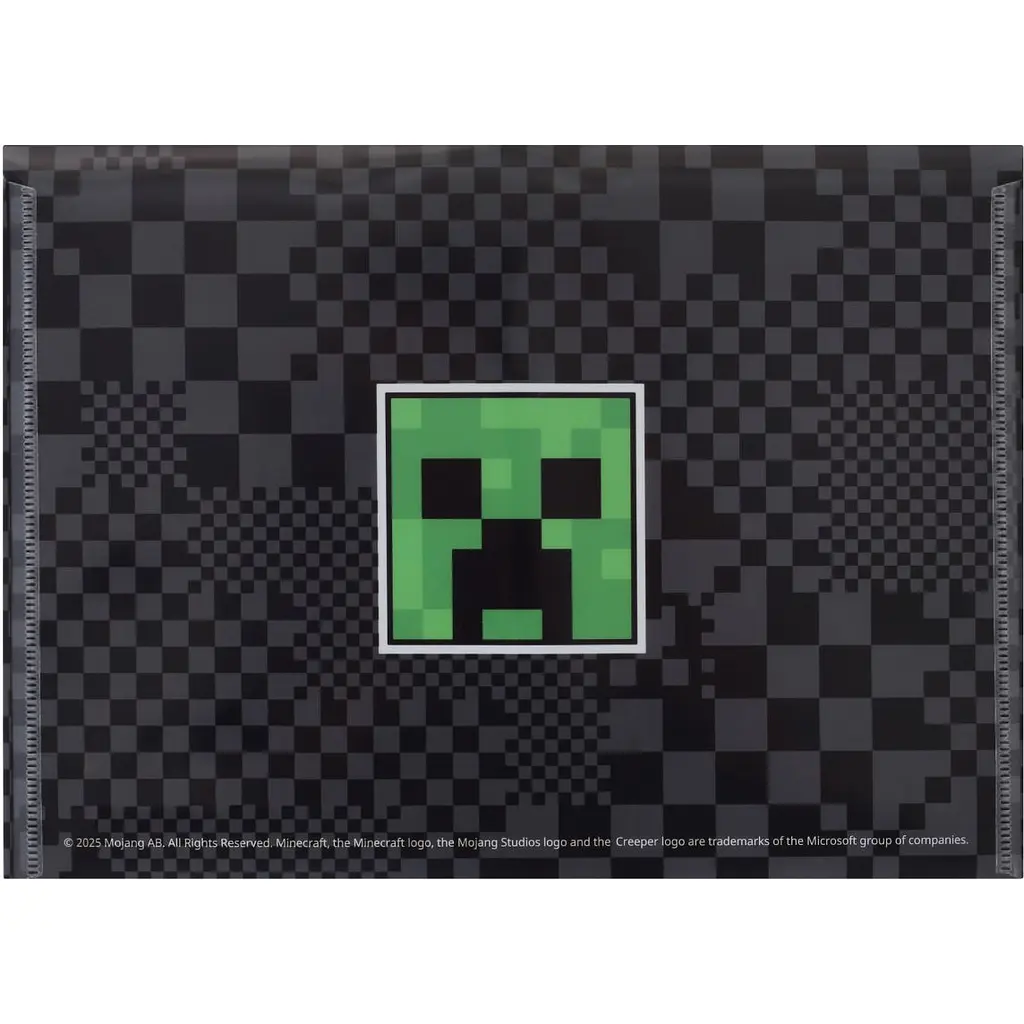 Папка-конверт Yes Minecraft Creeper B5 на кнопке (492341) - фото 2