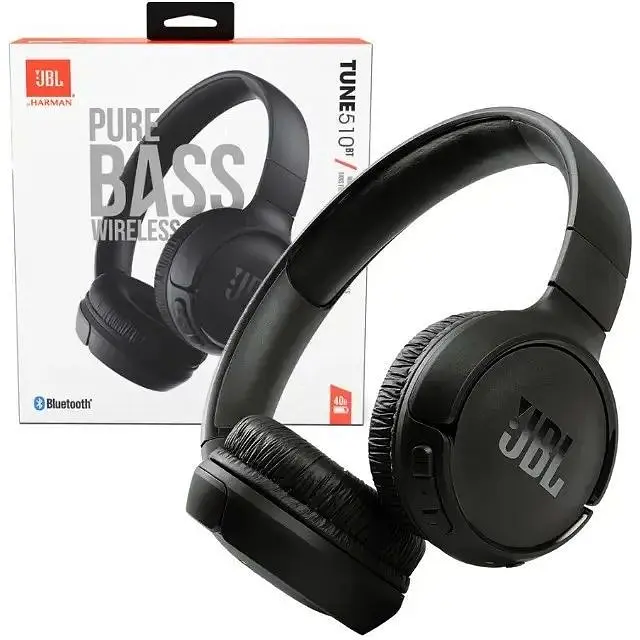 Бездротові навушники накладні JBL Tune 510 BT (JBLT510BTBLK) чорні - фото 5