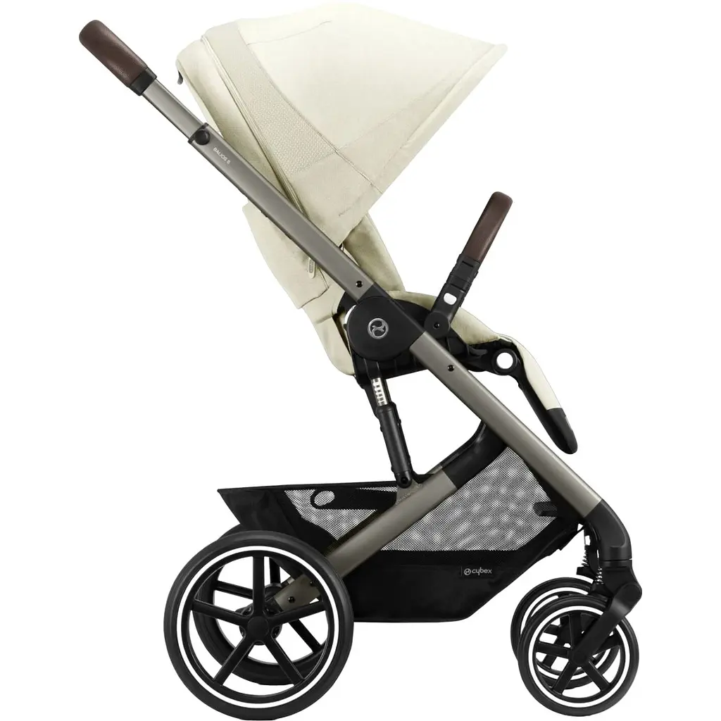 Коляска Cybex Balios S Lux TPE Seashell Beige з бампером (522002565) - фото 4