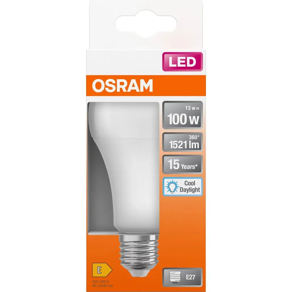 Лампочка Osram CL A100 13W/865 230V FR E27 (4058075304277) - фото 4