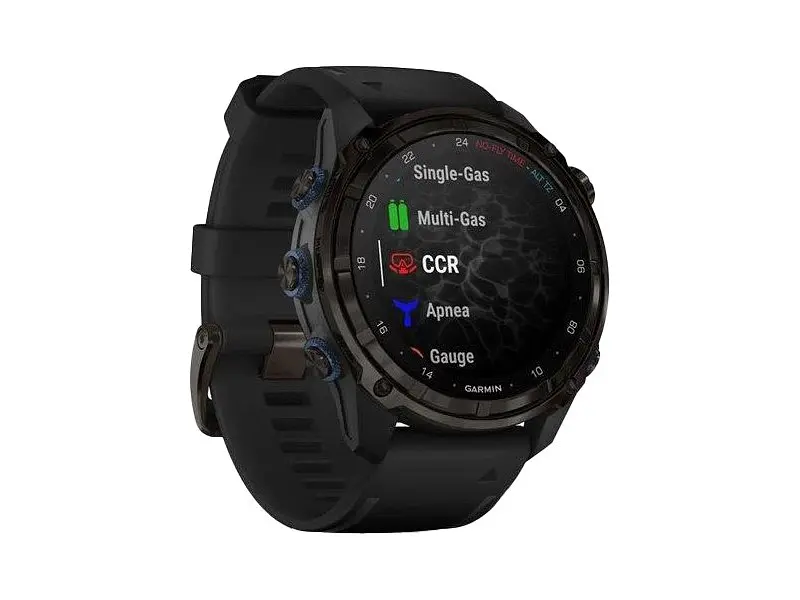 Смарт-годинник Garmin Descent Mk3i 51mm Carbon Gray DLC Titanium with Black Silicone Band (010-02752-10/11) - фото 2