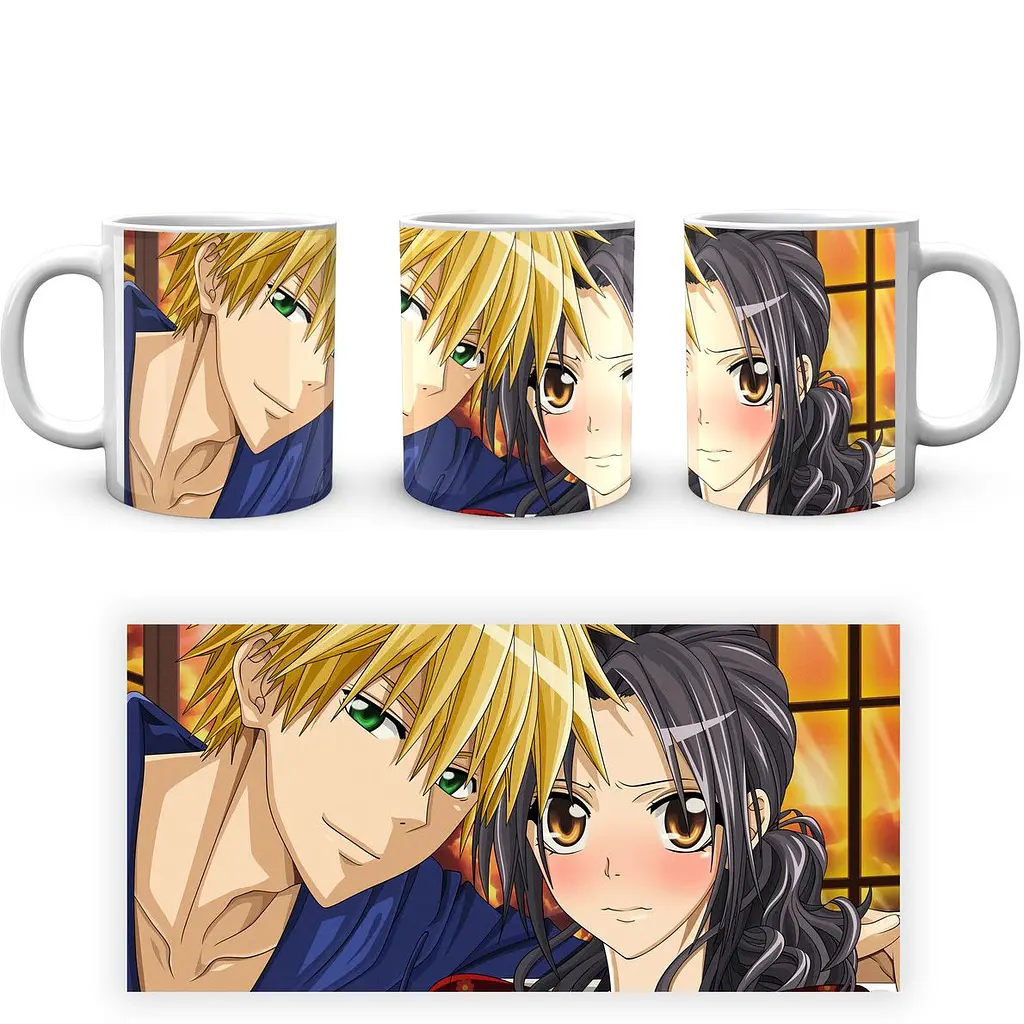 Кухоль GeekLand Kaichou wa Maid-sama Президент студ поради - покоївка! Місаки Такумі KWM 02.01 330 мл білий - фото 4