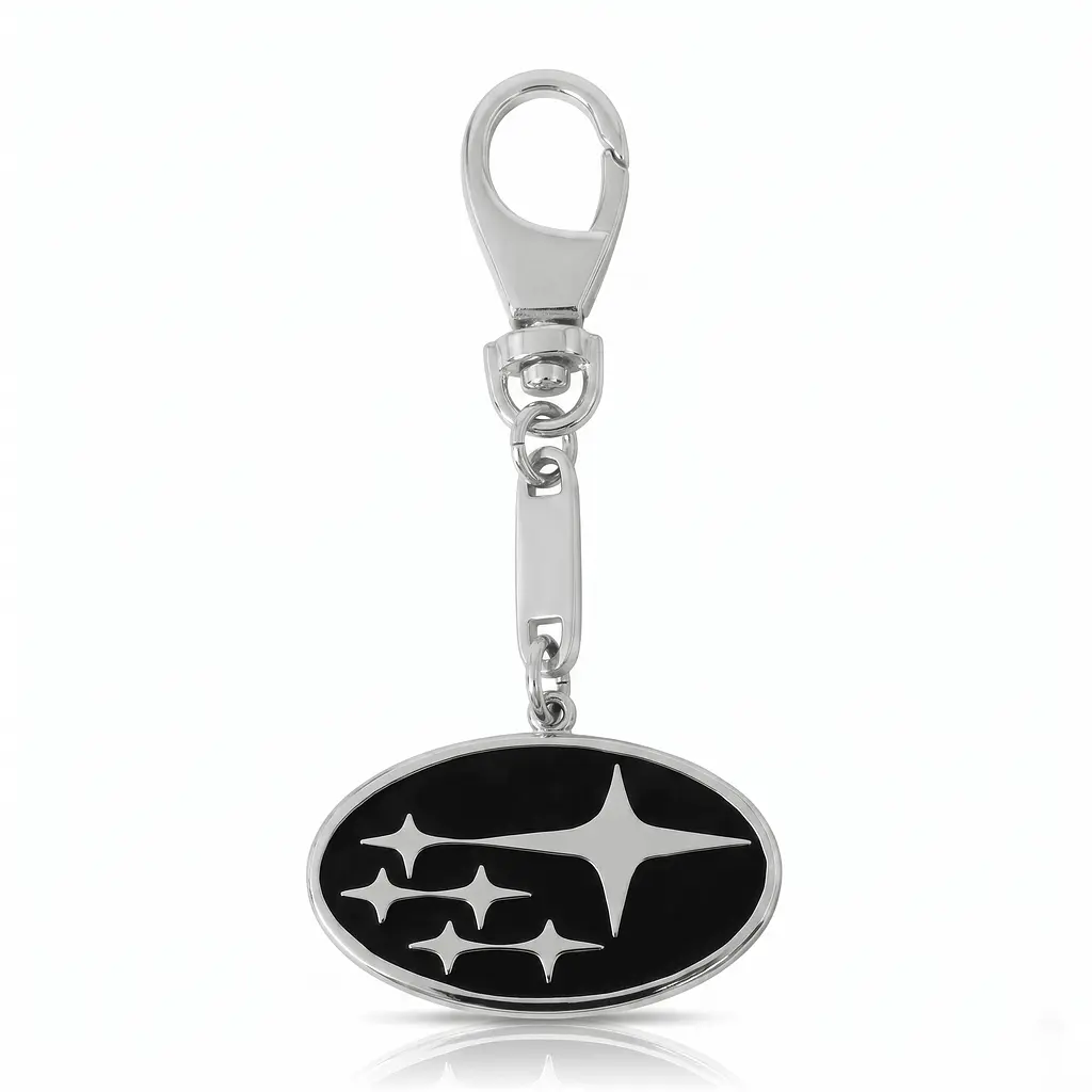 Срібрий брелок Subaru (Субару) (9014)