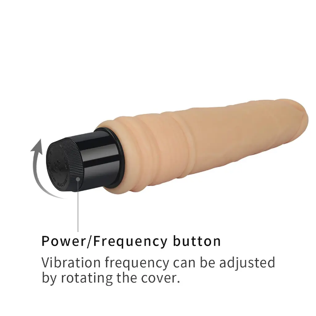Вібратор Lovetoy Real Feel 20 см тілесний - фото 6