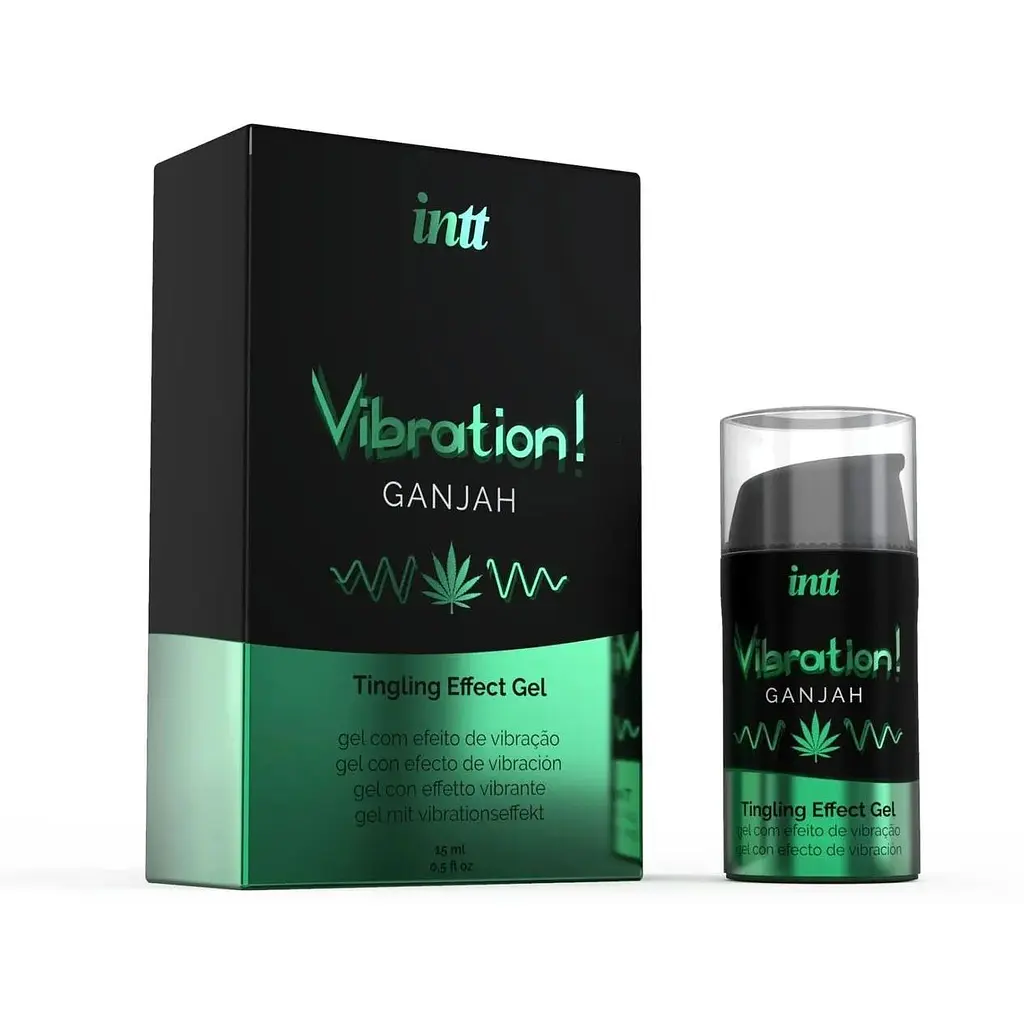 Рідкий вібратор Intt Vibration Ganjah 15 мл ефект вібрації до 30 хвилин - фото 3