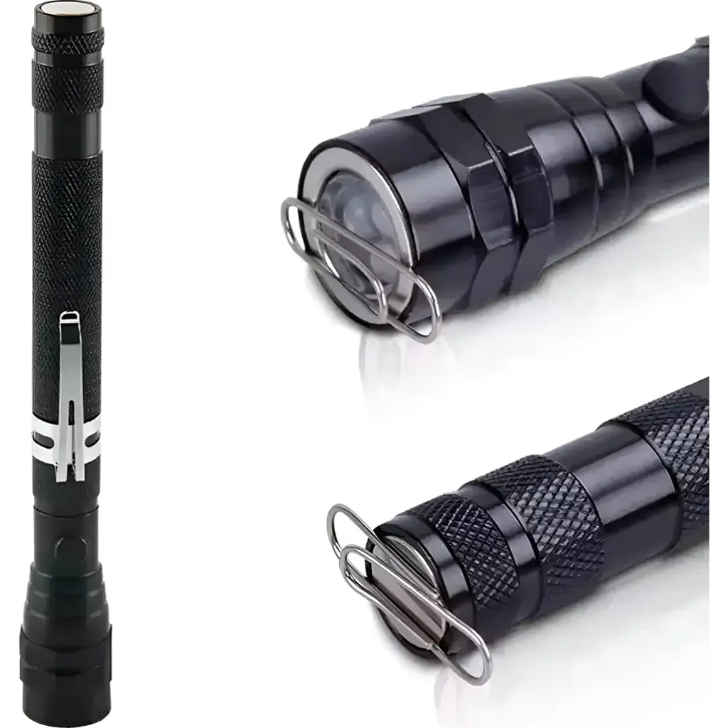 Телескопический фонарик DK Flashlight T91 Black [110917] - фото 7