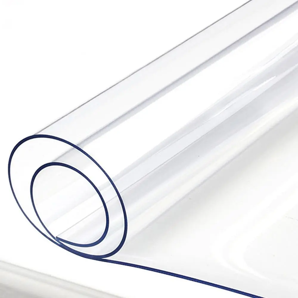 М'яке (гнучке, рідке) скло скатертину на стіл Soft Glass 2.1х1.8м (товщина 1.5 м) Прозора - фото 4