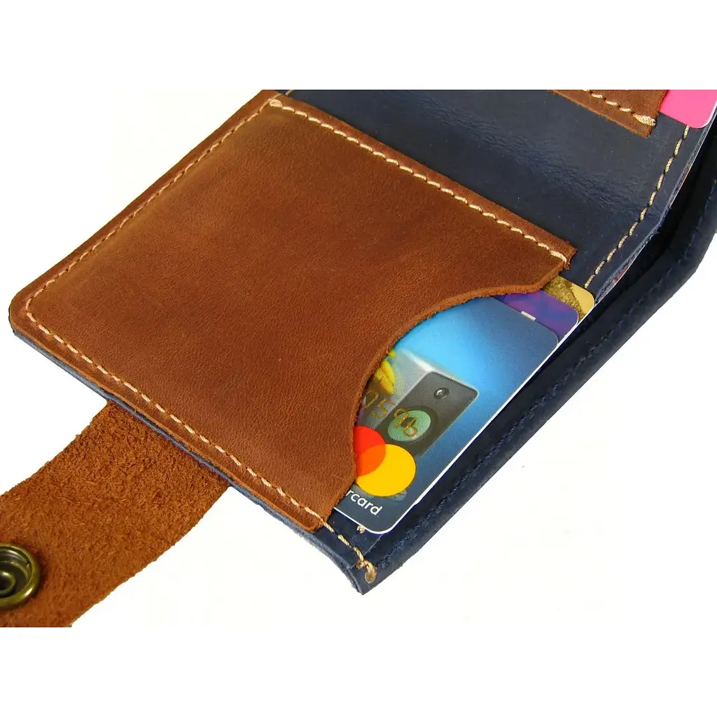 Женский кошелек GS синий - фото 4