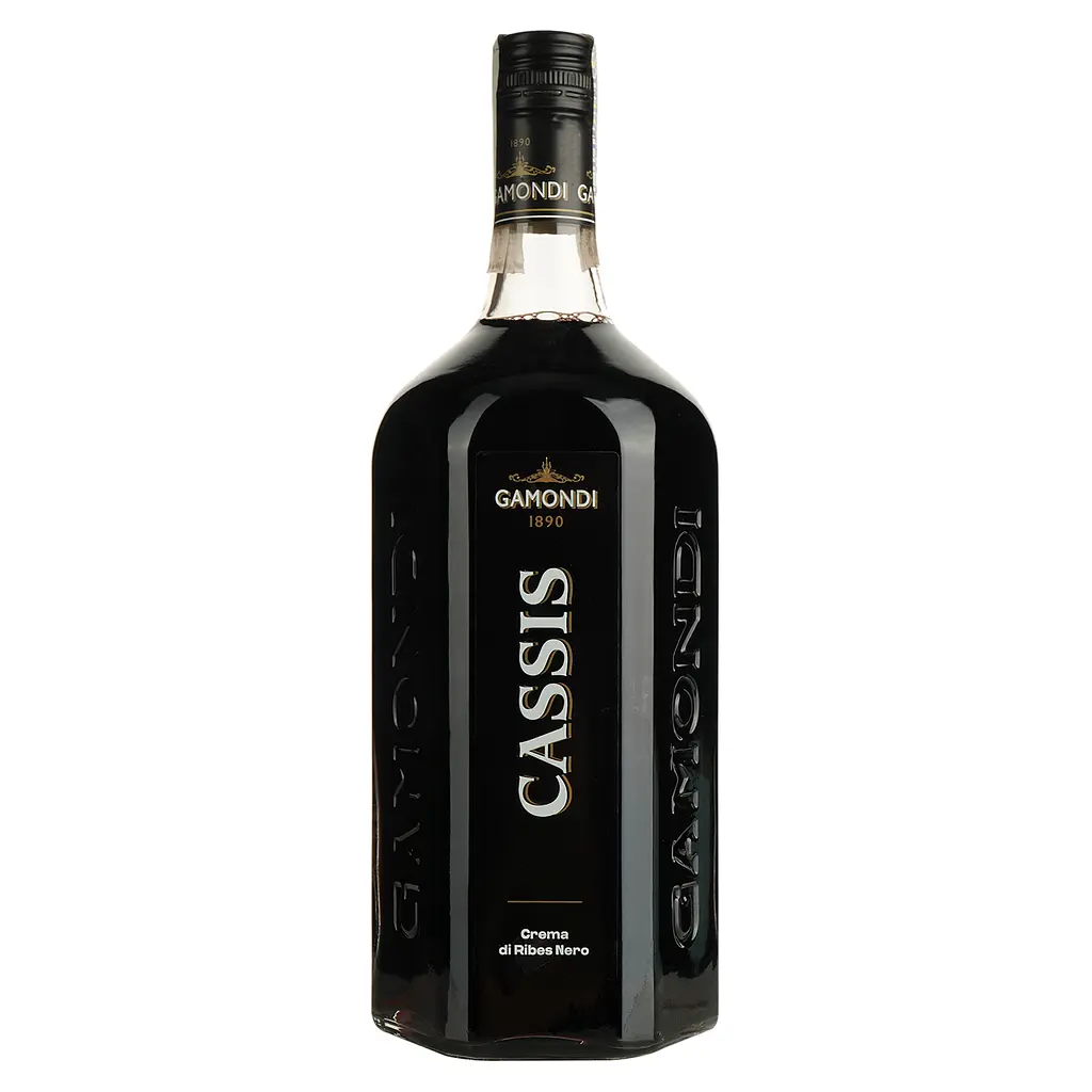 Набір Gamondi Kir Royal: Ігристе вино Toso Brut Millesimato, 0,75 л + Лікер Gamondi Creme de Cassis, 15%, 1 л, в подарунковій упаковці - фото 2