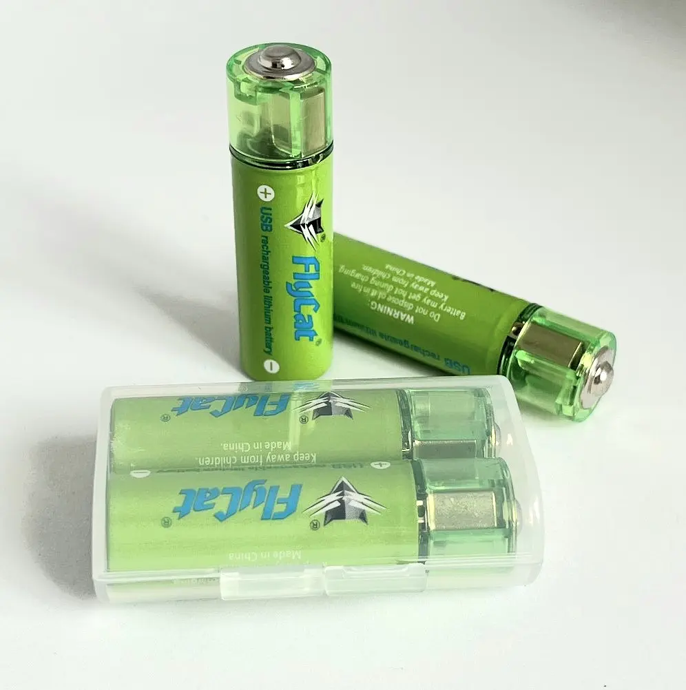 Акумулятори USB FMA FluCat AA 1.5V 1450 mAh 2 шт (2030454945) - фото 2