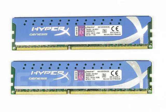 Модуль пам'яті Kingston DDR3 8Gb (2x4) HyperX Genesis 1600 MHz (KHX1600C9D3K2/8GX) Б/в - фото 2