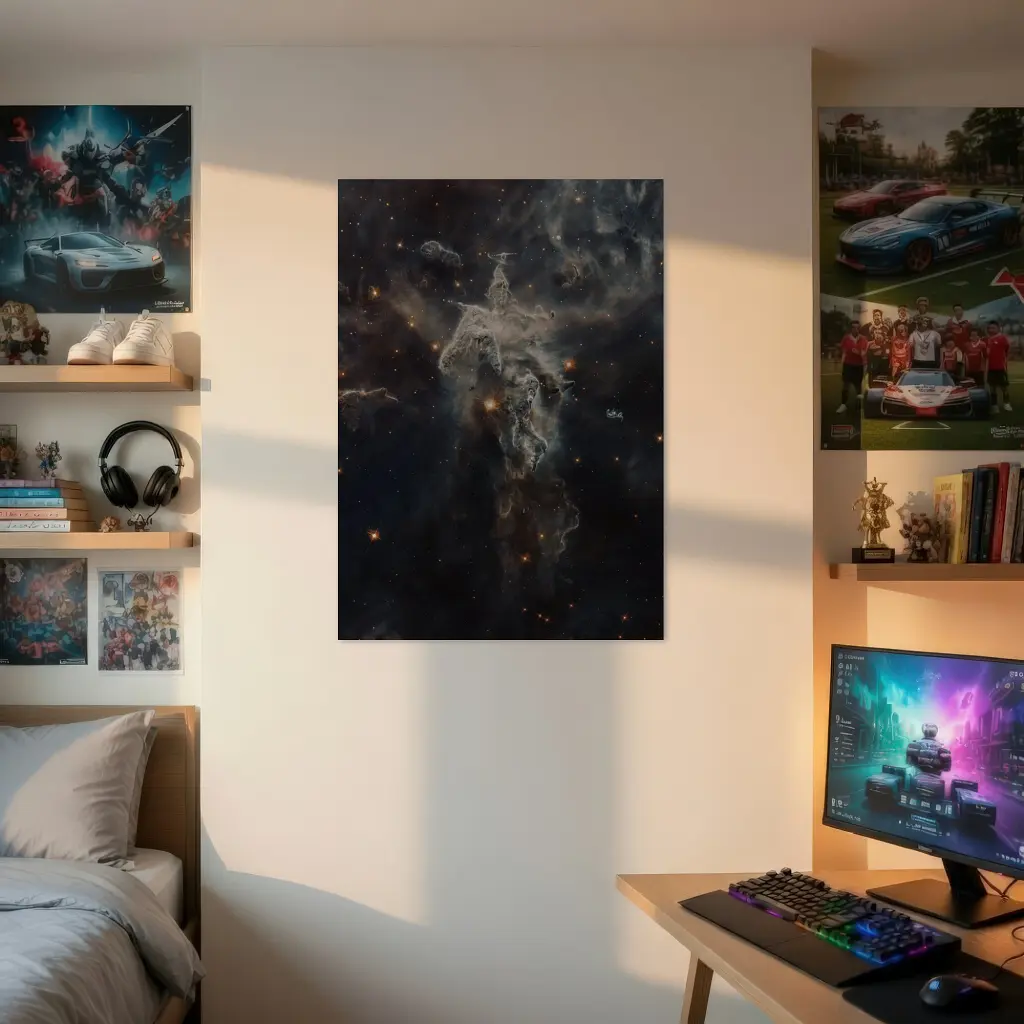 Інтер'єрна картина Туманність Кіля, NGC 3372, Carina Nebula, космос, астрономія, 60×43 см (id7074) - фото 2