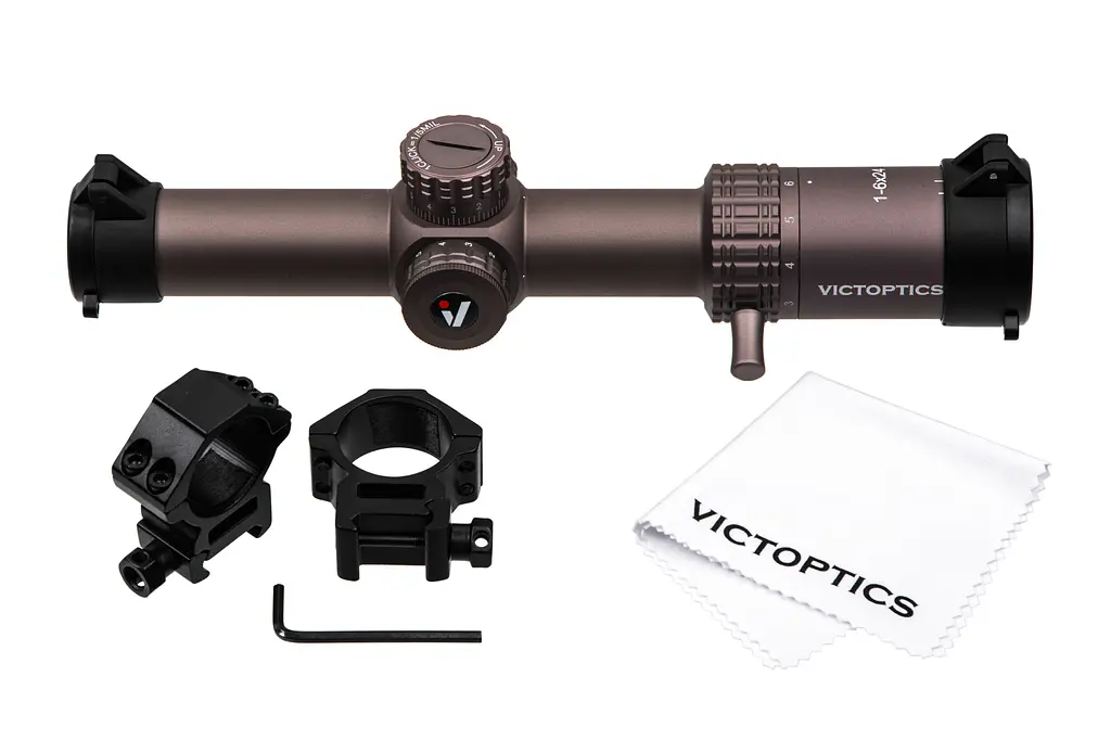 Приціл оптичний Vector Optics S6 1-6X24 (30 мм) Illum. SFP FDE - фото 6