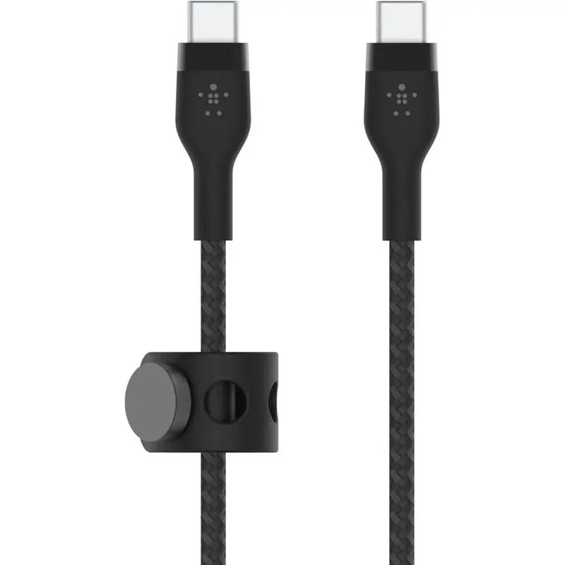 Кабель Belkin Boost Up Charge Pro Flex USB-C to USB-C 1m Black (CAB011BT1MBK) [158884] - фото 4