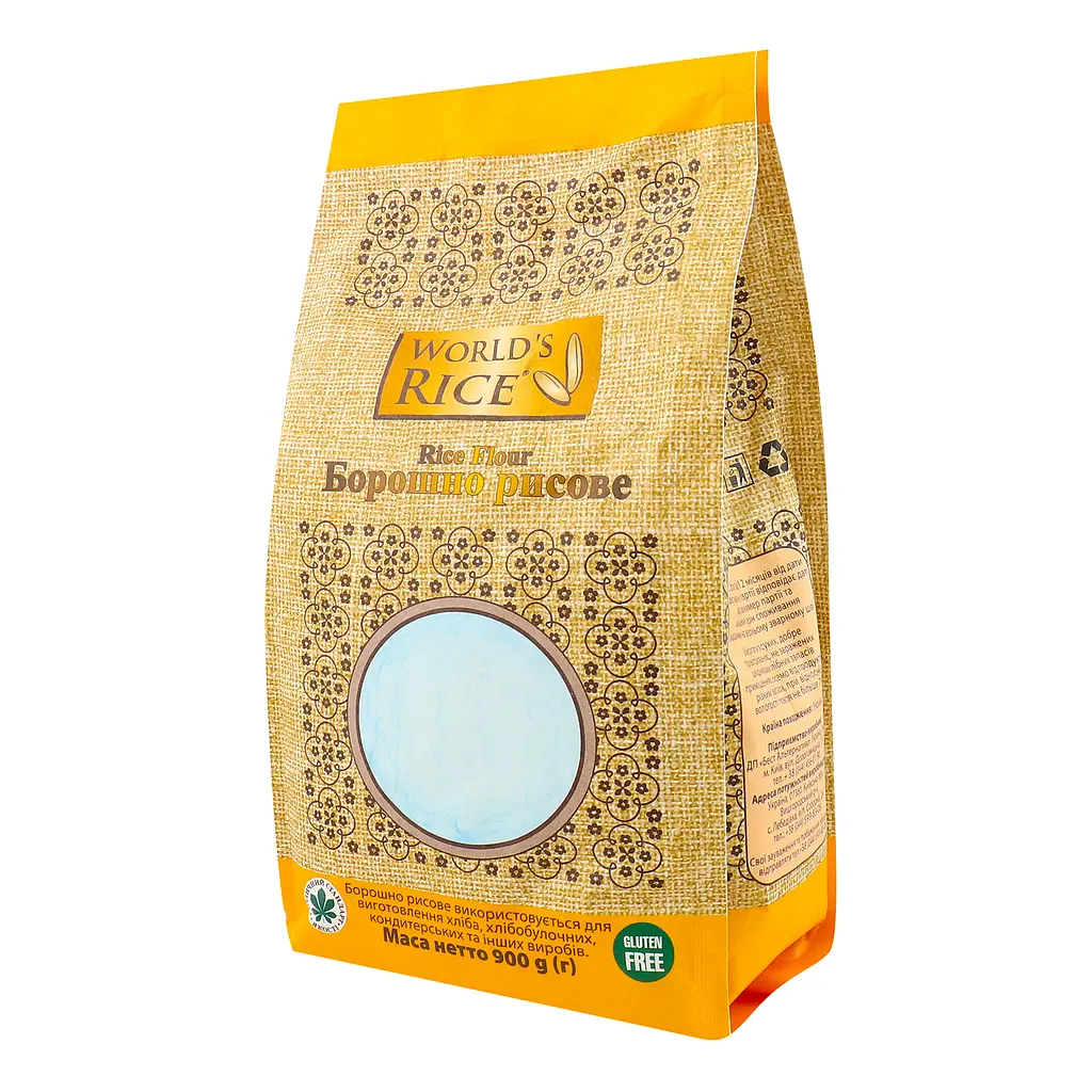 Борошно рисове World's Rice 900 г - фото 2